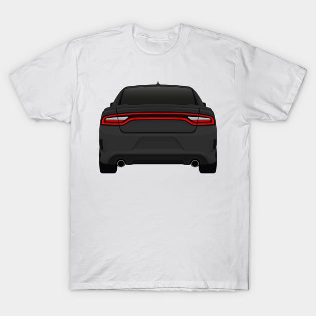 Charger rear Dark-grey T-Shirt by VENZ0LIC